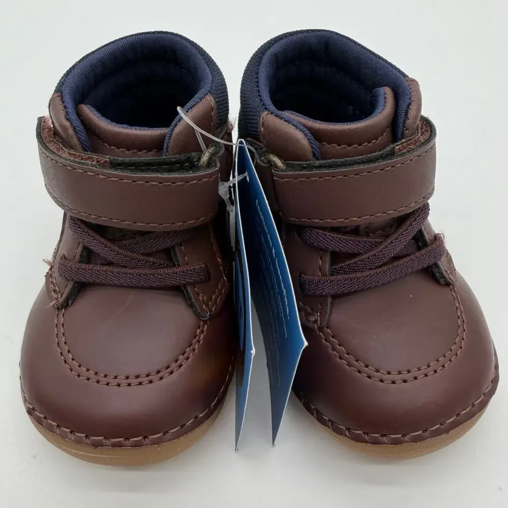 Stride Rite Soft Motion Gannon Leather APMA Grip Comfort Hook & Loop Boot 3